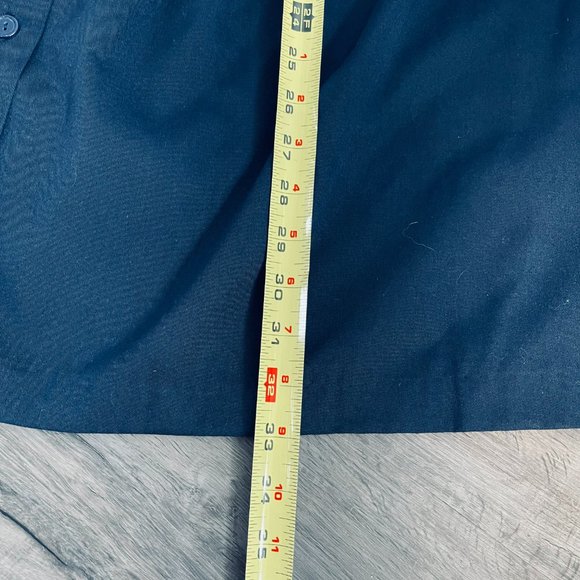 Jara Vintage dark blue Long Pencil Skirt brown Buckle Snakeskin Print Belt M/L - Picture 8 of 11